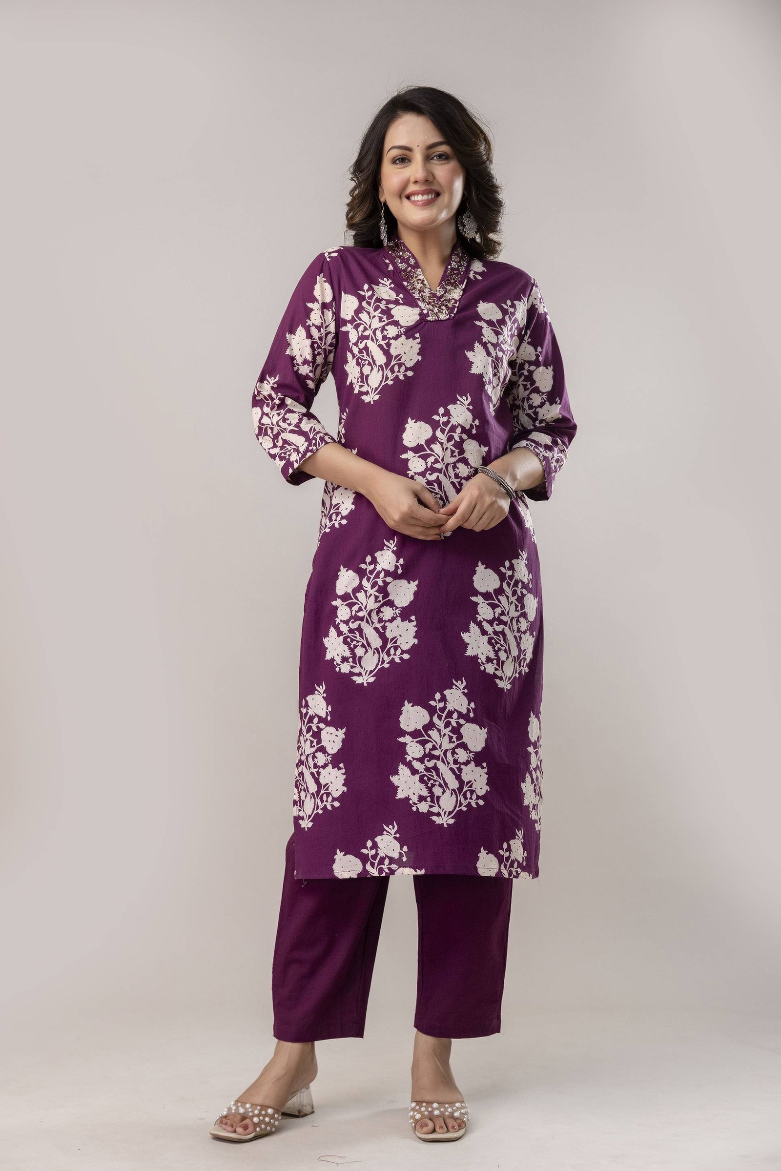 Wine discharge print  3 pcs set