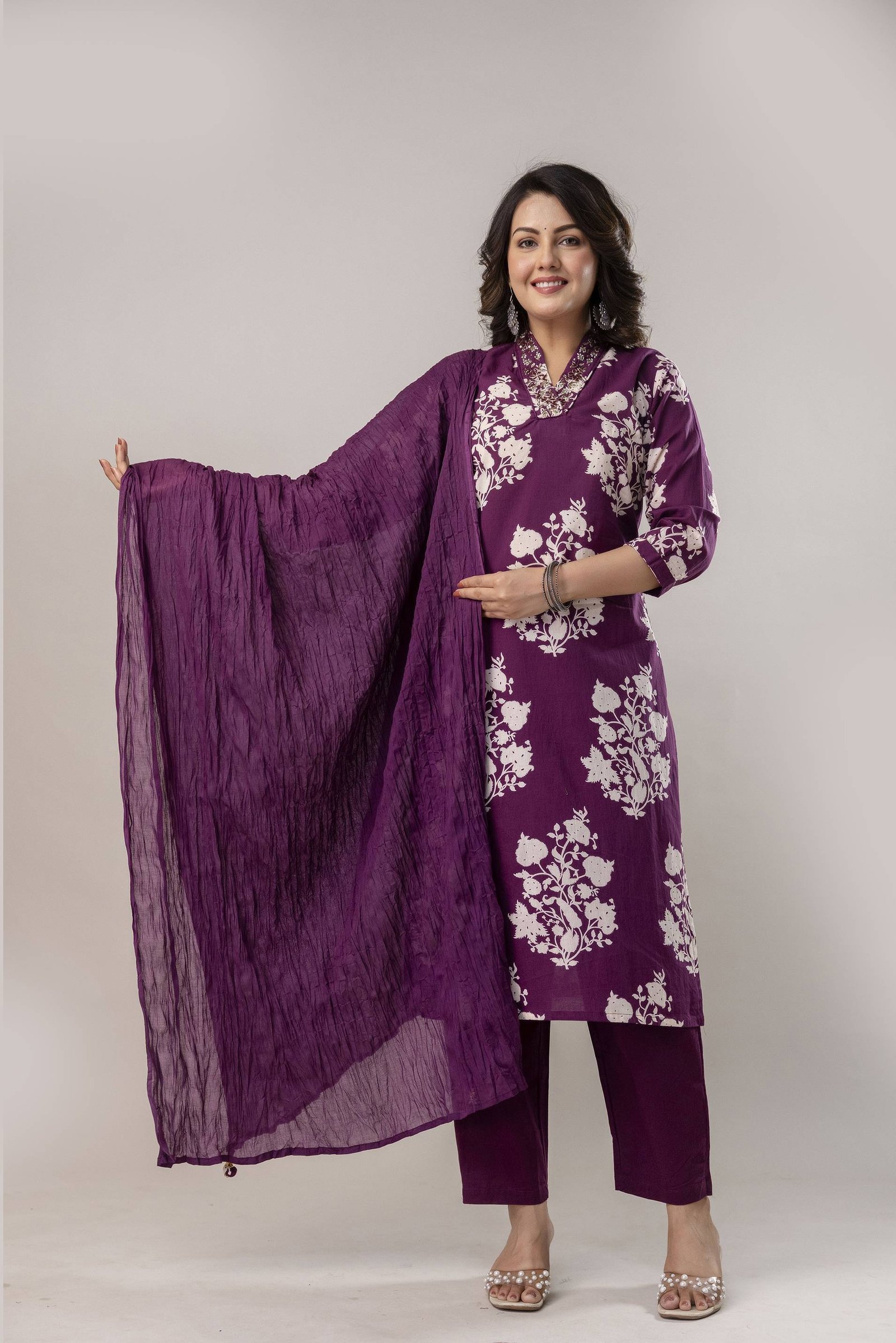 Wine discharge print  3 pcs set